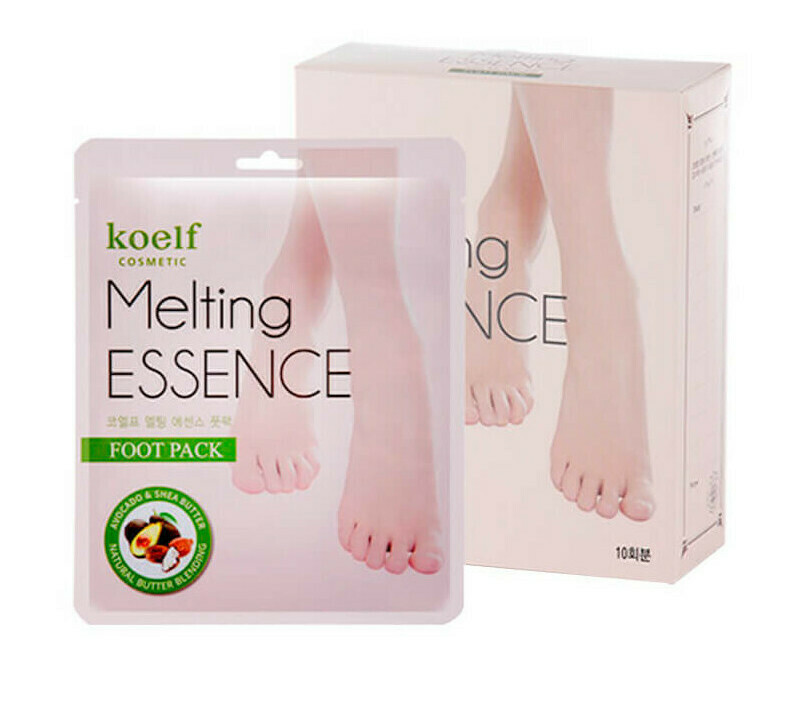 НАБОР/Маска-носочки д/ног СМЯГЧАЮЩАЯ Melting ESSENCE Foot Pack Корейская косметика от Koelf Cosmetic