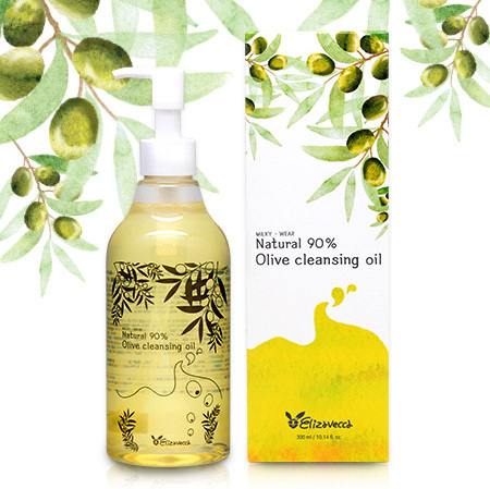 Гидрофильное масло с маслом ОЛИВЫ Natural 90% Olive Cleansing Oil Корейская косметика от ELIZAVECCA 