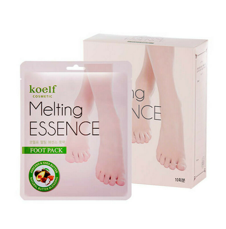 НАБОР/Маска-носочки д/ног СМЯГЧАЮЩАЯ Melting ESSENCE Foot Pack Корейская косметика от Koelf Cosmetic