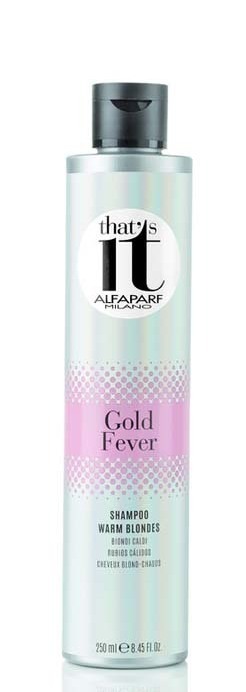 Шампунь тонирующий в теплые оттенки цвета блонд от AlfaParf Milano / Gold fever shampoo